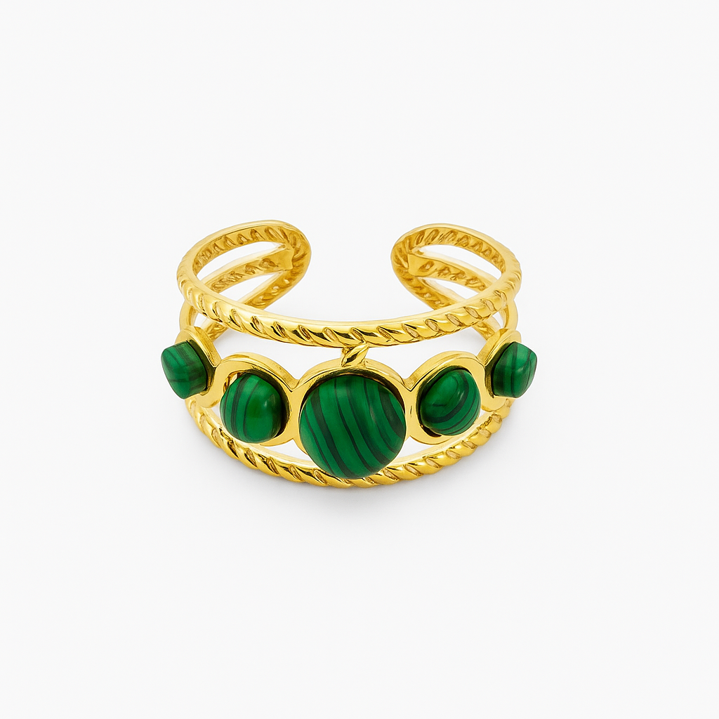 Emerald Bold Ring