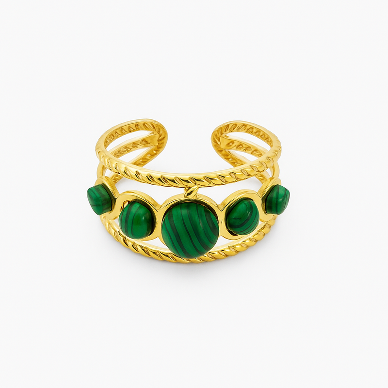 Emerald Bold Ring