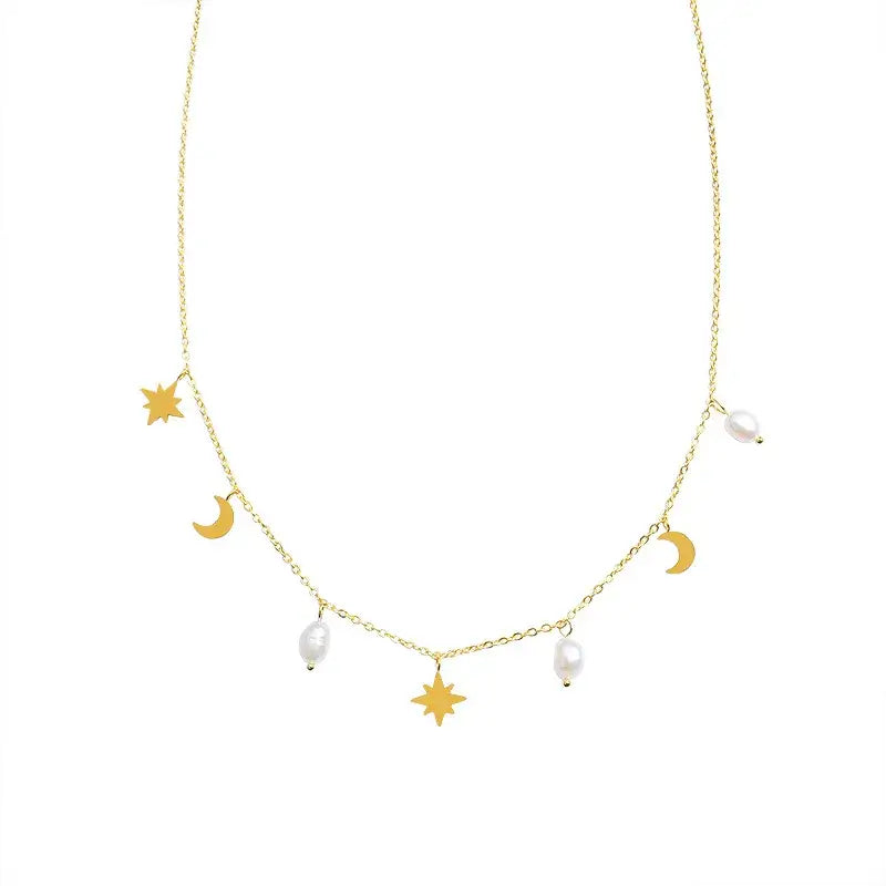 Pearl – Waterproof gouden sieraad op witte achtergrond – Meena Rotterdam